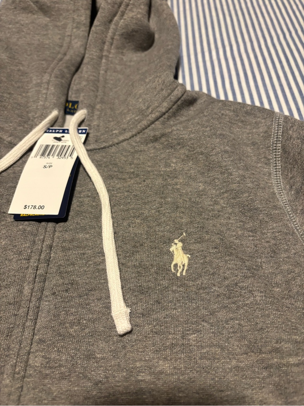 NWT Polo Ralph Lauren Women’s Sweatshirt Hoodie Grey